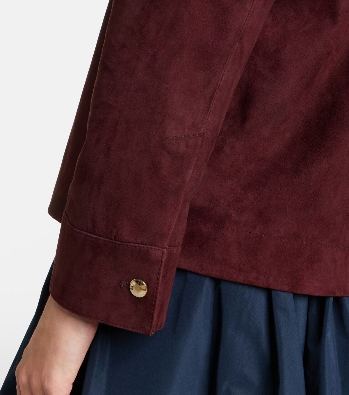 'S Max Mara Suede blouson jacket