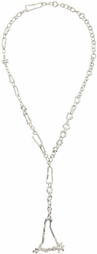 Vasiliki Silver Ouroboros Necklace