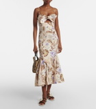 Zimmermann Orchid leather sandals