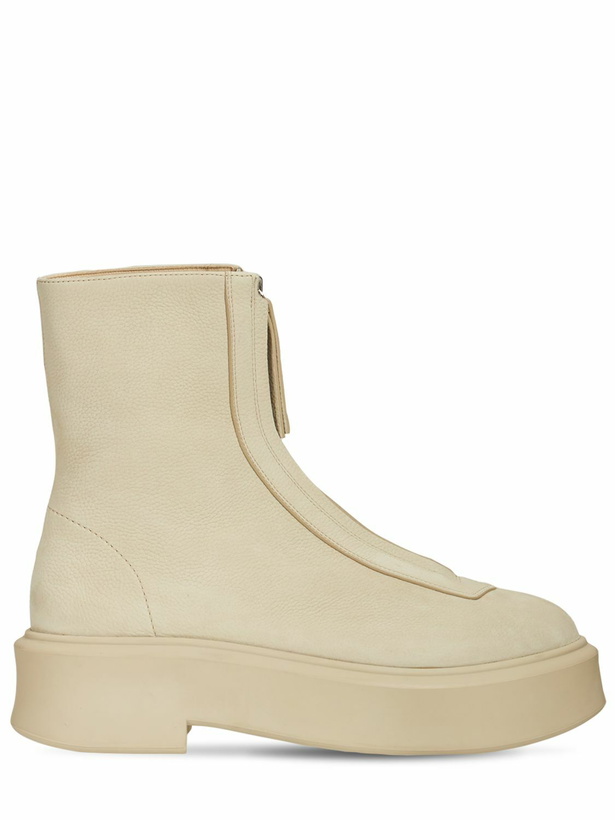 Photo: THE ROW - 50mm Zipped Leather Ankle Boots