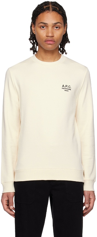 Photo: A.P.C. Off-White Rider Sweatshirt