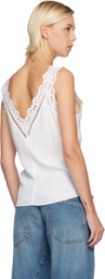 Isabel Marant White Fradela Tank Top