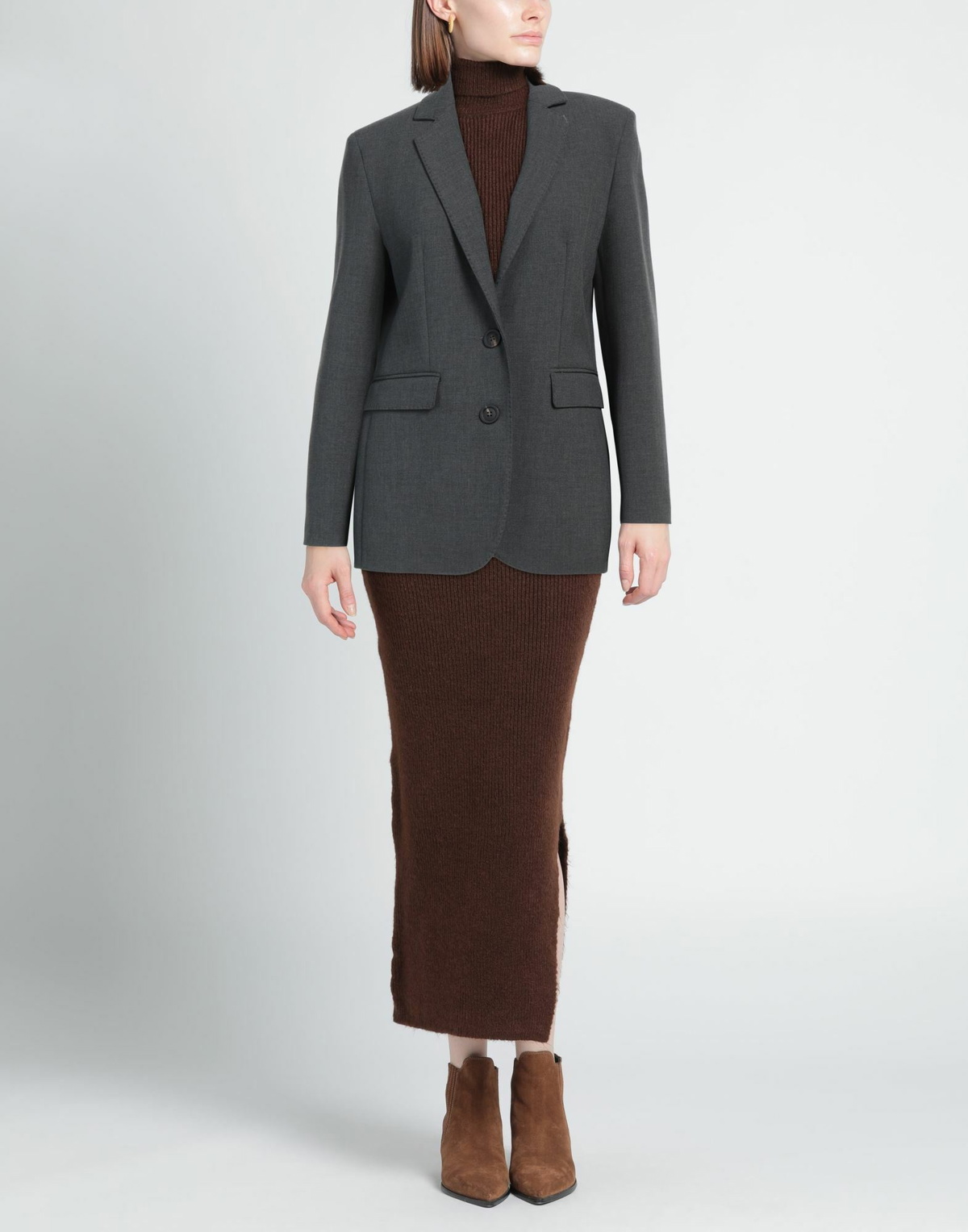 Peserico Womens Blazer in Grey