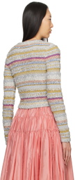 Molly Goddard Silver Joanna Cardigan
