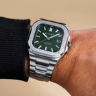 Duxot Quadrata Automatic Green Dial Mens Watch DX-2073-22