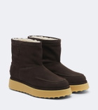 Tod's Gommino® shearling-lined suede ankle boots