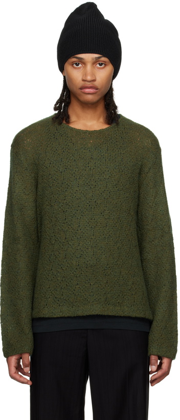 Photo: Our Legacy Green Double Lock Sweater