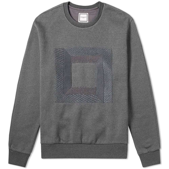 Photo: Wooyoungmi Embroidered Crew Sweat Grey