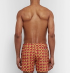 Incotex - Slim-Fit Short-Length Printed Swim Shorts - Men - Red