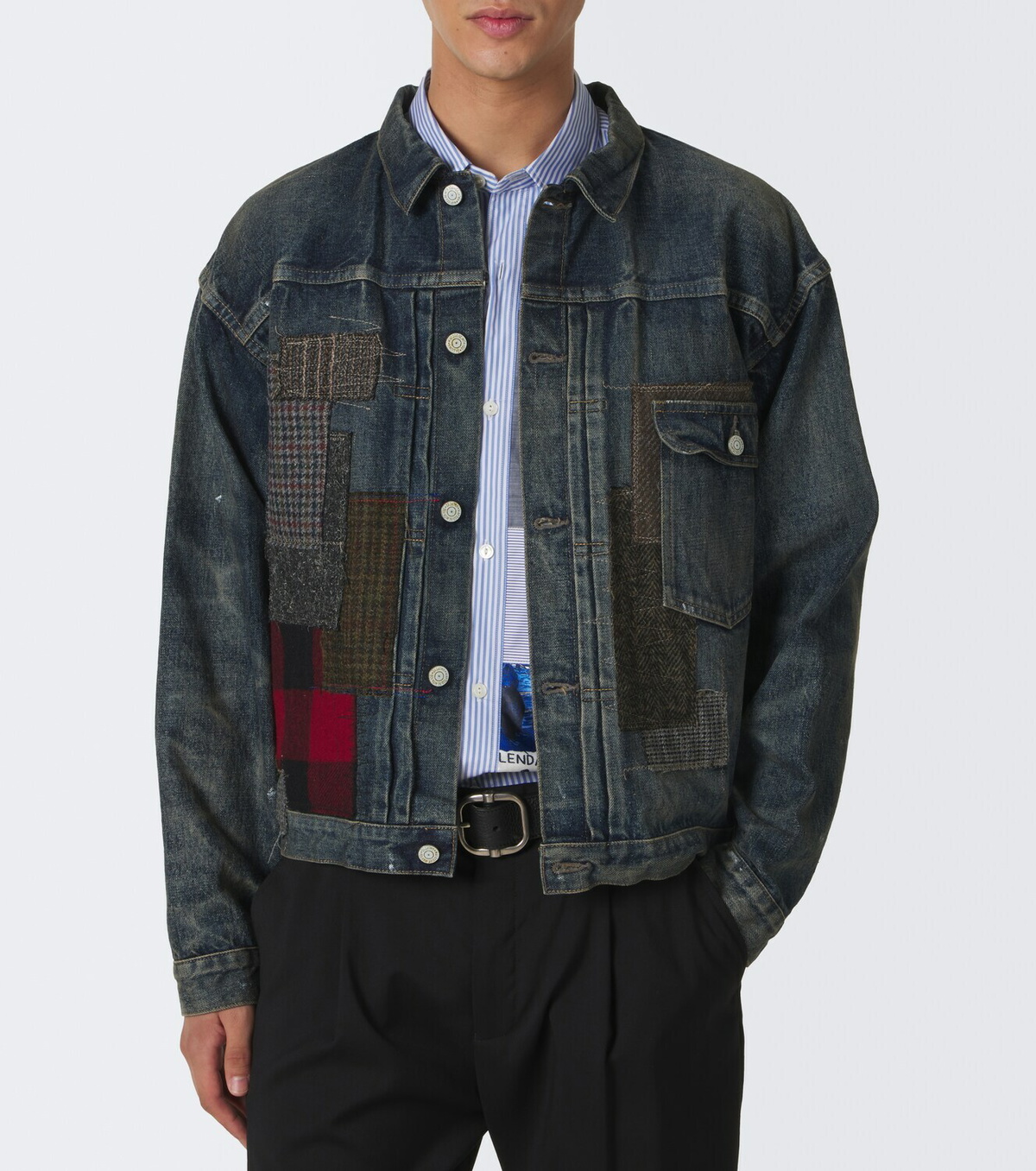 Junya Watanabe Patchwork denim jacket