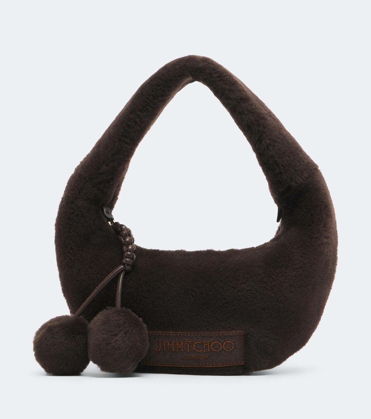 Jimmy Choo Winter shearling top-handle bag