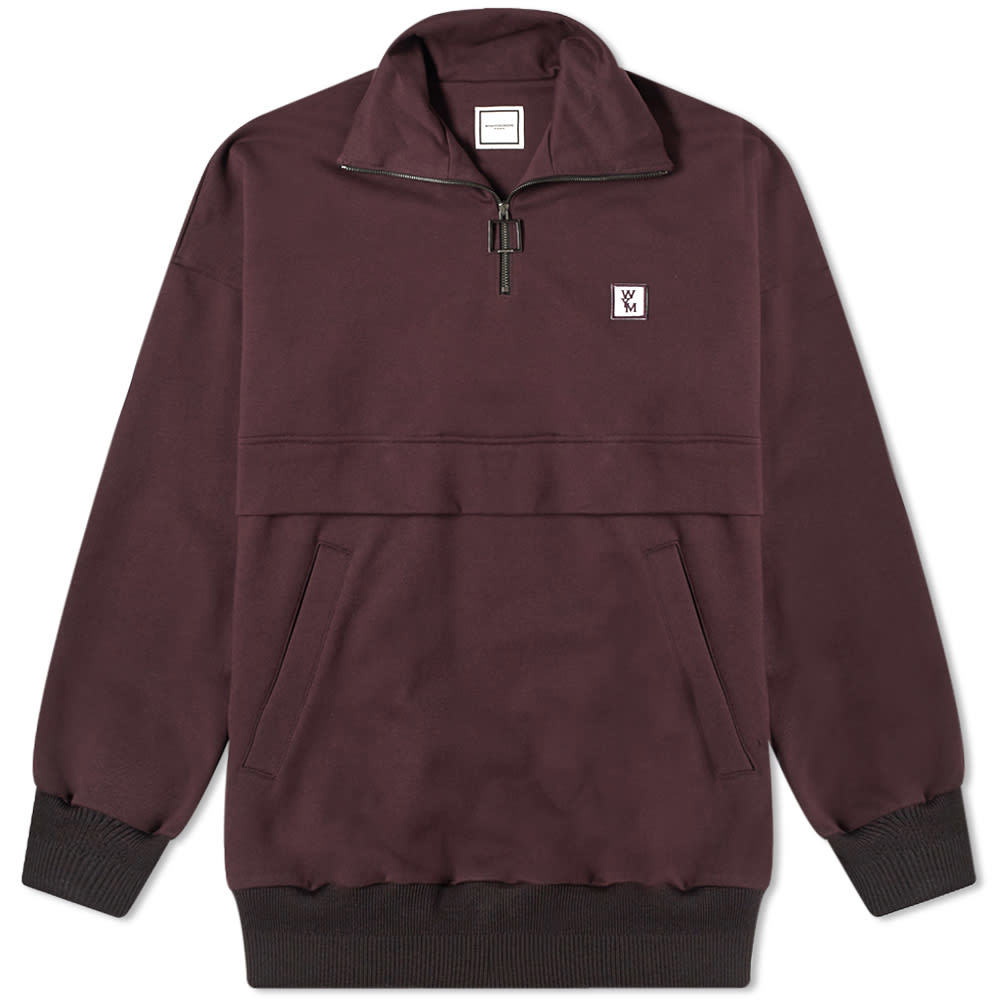 Wooyoungmi Patch Logo Quarter Zip Sweat Wooyoungmi