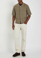 Citizens OF Humanity Elijah Straight-leg Cotton-blend Trousers Beige