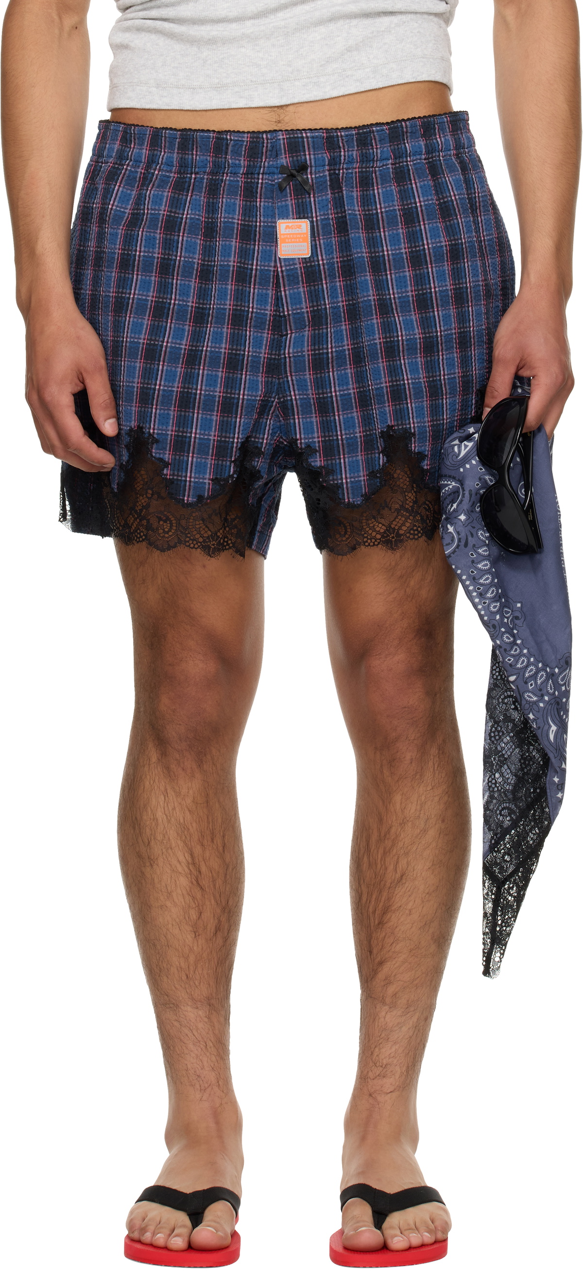 Martine Rose SSENSE Exclusive Navy French Knickers Shorts Martine Rose