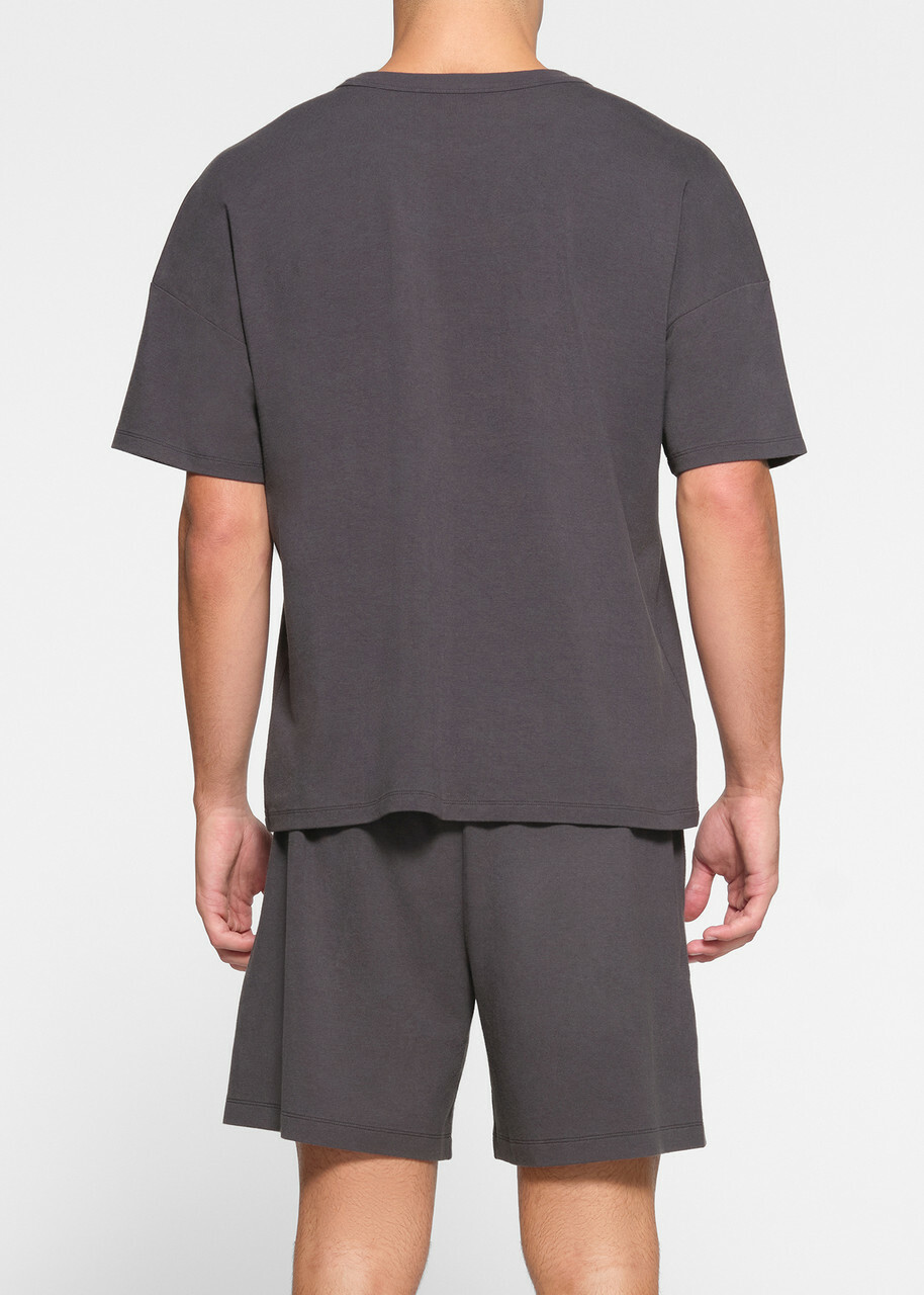 Skims Relaxed Cotton T-shirt Brown