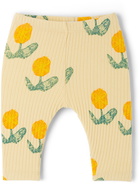 Bobo Choses Baby Yellow Wallflowers All Over Lounge Pants