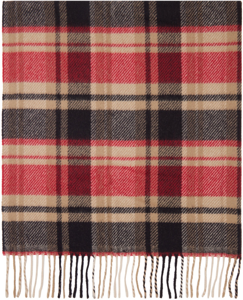 NORSE PROJECTS Beige Check Scarf Norse Projects