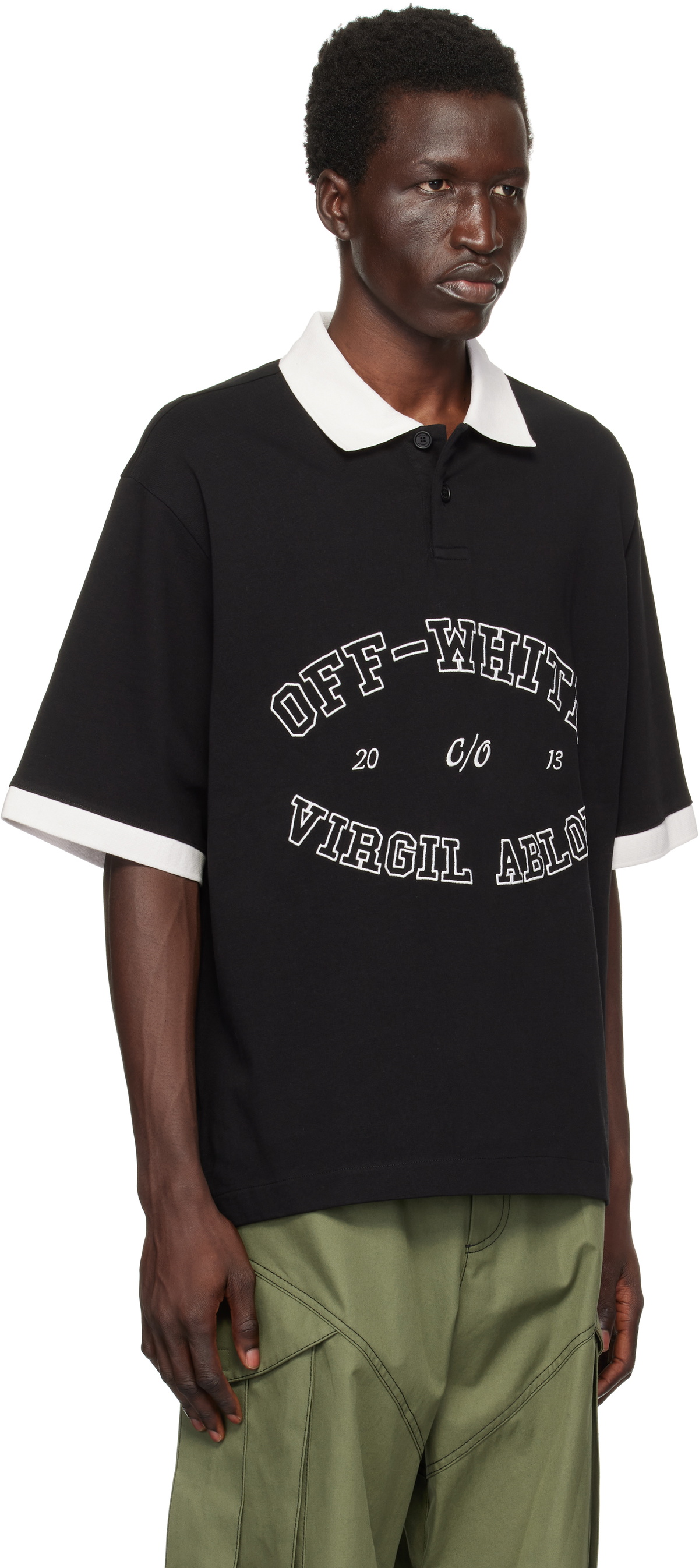 Off-White Black College Polo