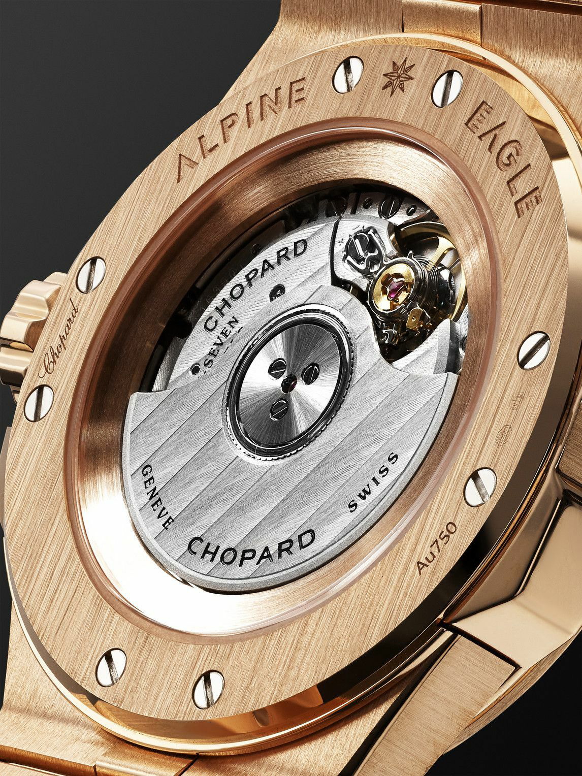 CHOPARD Alpine Eagle Automatic 36mm Brushed 18-Karat Rose Gold Watch, Ref.  No. 295370-5001 for Men