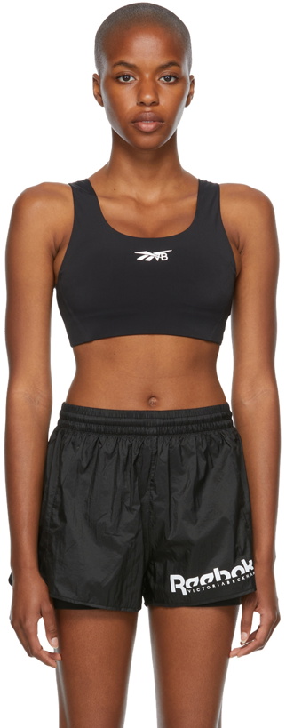 Photo: Reebok By Victoria Beckham Black Bonded Sports Bra