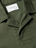 FRAME - Cotton-Twill Chore Jacket - Green