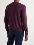 Canali - Slim-Fit Merino Wool Sweater - Burgundy