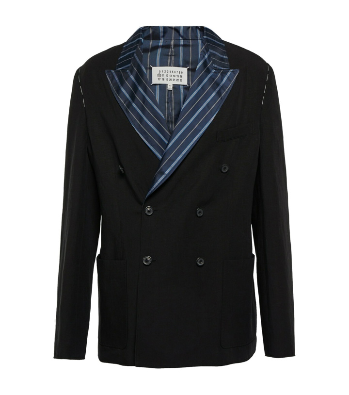 Photo: Maison Margiela - Trompe l'oeil double-breasted blazer