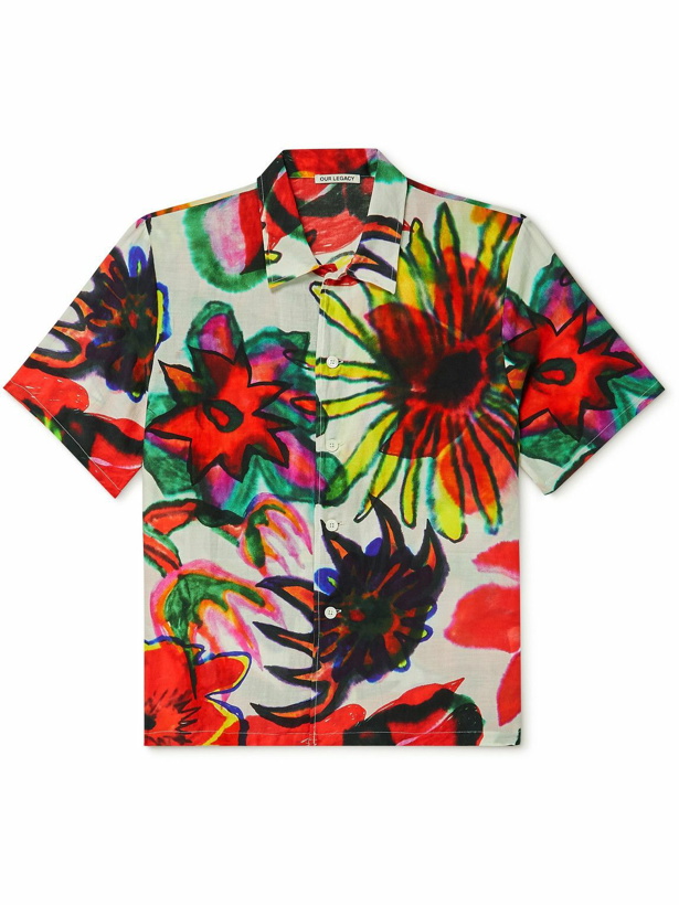 Photo: Our Legacy - Printed Cotton and Silk-Blend Shirt - Multi