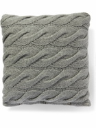 Brunello Cucinelli - Cable-Knit Cashmere Cushion