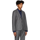 Boss Grey Pinstripe Nold Blazer