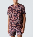 Etro Paisley cotton jersey T-shirt