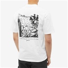 The Trilogy Tapes Men's Two Dark Humps T-Shirt in White