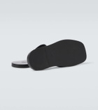 Valentino Garavani Viva Superstar leather and suede slides