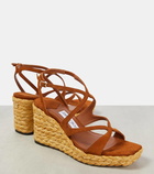 Jimmy Choo Ayla suede espadrille wedges