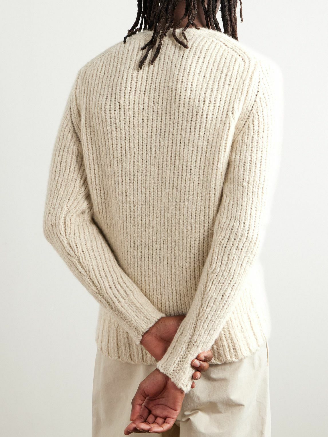 Allude button-up cashmere cardigan - Neutrals