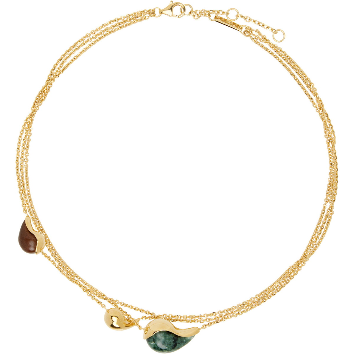 Bottega Veneta Drop Marble Necklace