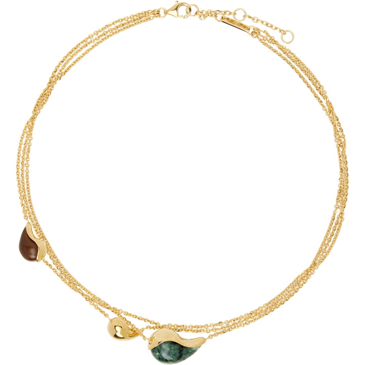 Photo: Bottega Veneta Drop Marble Necklace