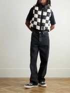KAPITAL - Cropped Reversible Quilted Padded Shell Gilet
