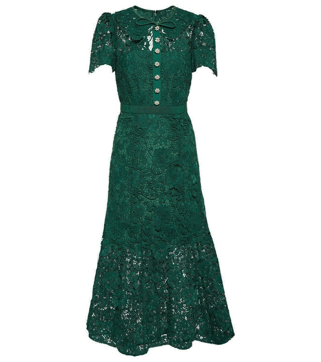 Self-Portrait Lace A-line midi dress Self-Portrait Self-Portrait Lace A-line midi dress Self-Portrait