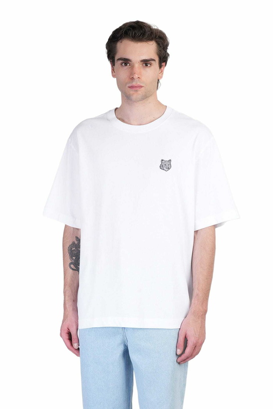 Photo: Maison Kitsuné T-shirt In White Cotton