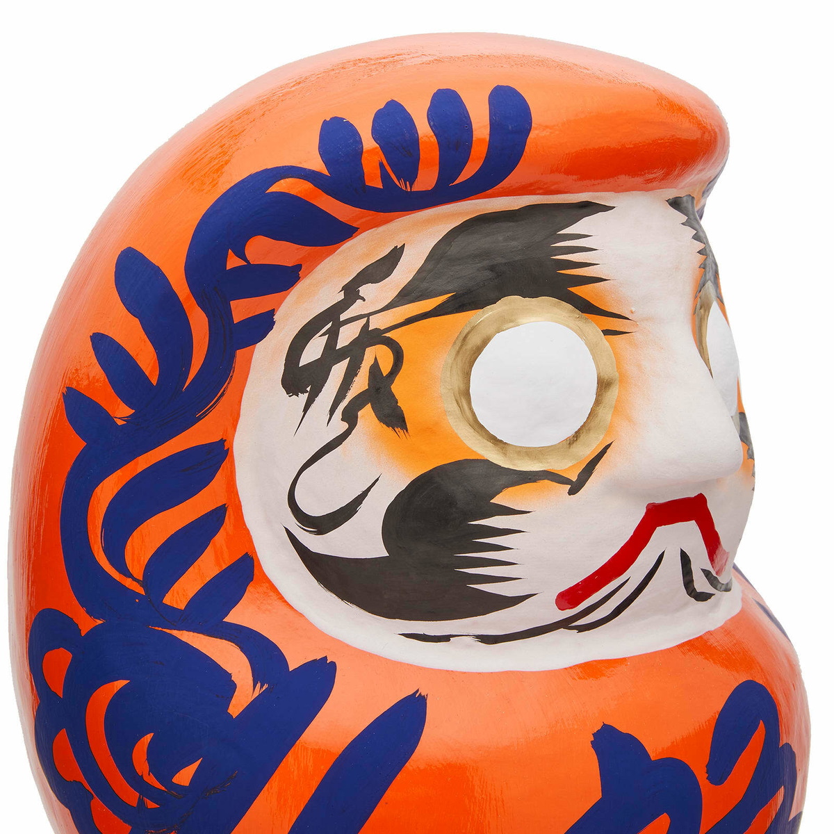 BEAMS JAPAN Lucky Charm Doll Dharma - 25cm in Orange