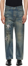YOHJI YAMAMOTO Blue NEIGHBORHOOD Edition Savage Denim DP Basic Jeans