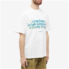 And Wander Men's Graffiti Logo T-Shirt in White