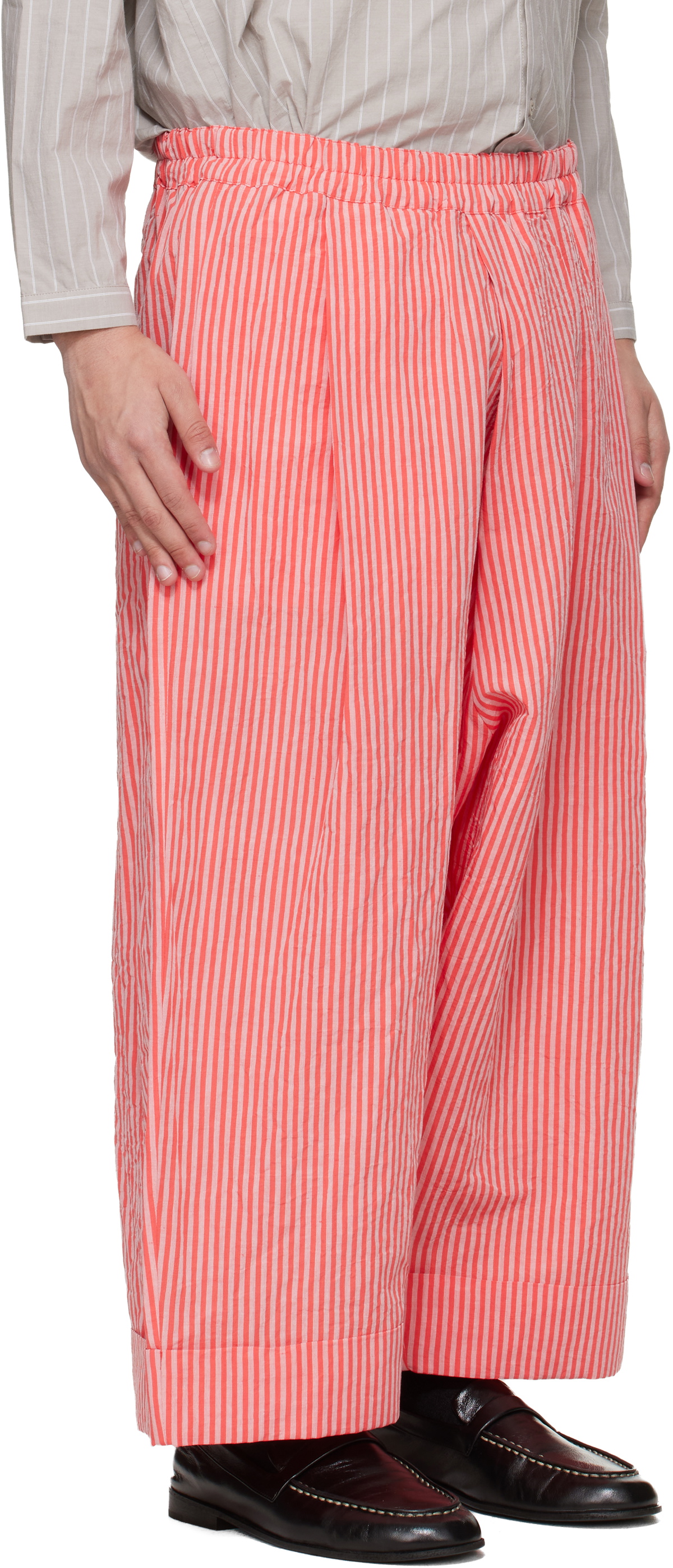 Toogood Red & Pink 'The Baker' Trousers