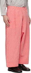 Toogood Red & Pink 'The Baker' Trousers