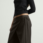 ST. Agni Women's Wrap Rouleau Pants in Umber
