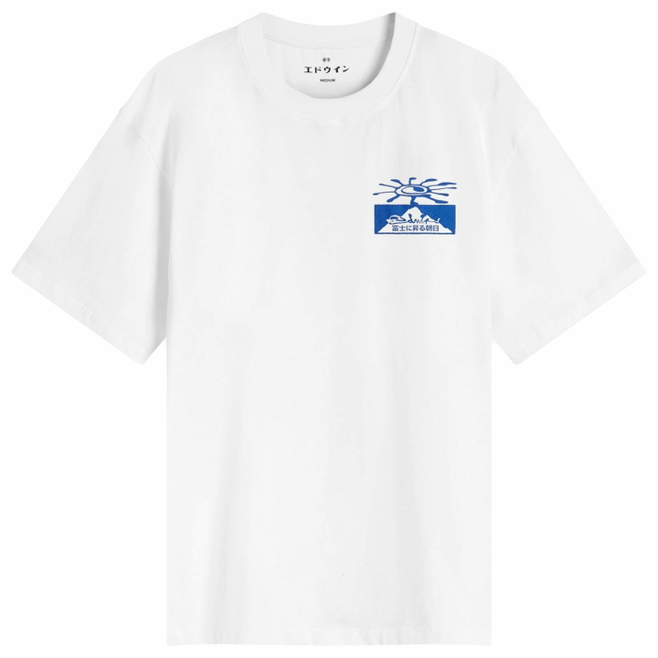 Photo: Edwin Men's Mount Fuji Dusk T-Shirt in White