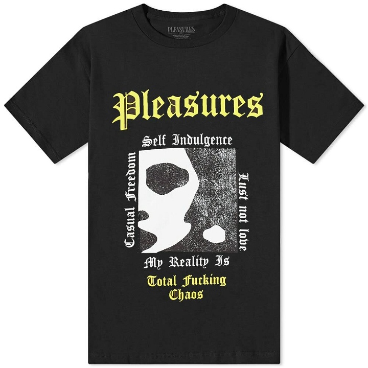Photo: Pleasures Men's Reality T-Shirt in Black