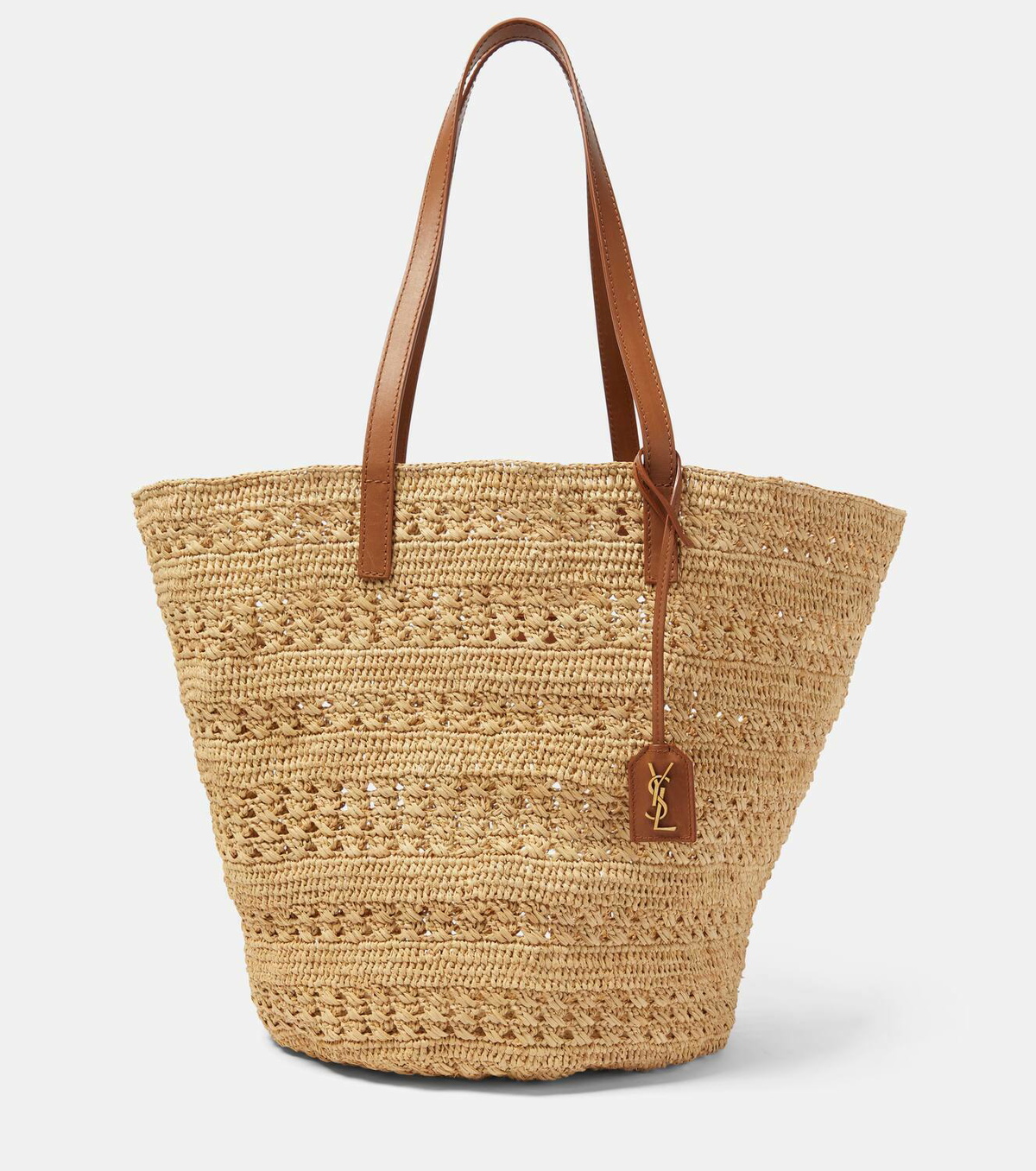 Saint Laurent Panier Medium raffia basket bag Saint Laurent