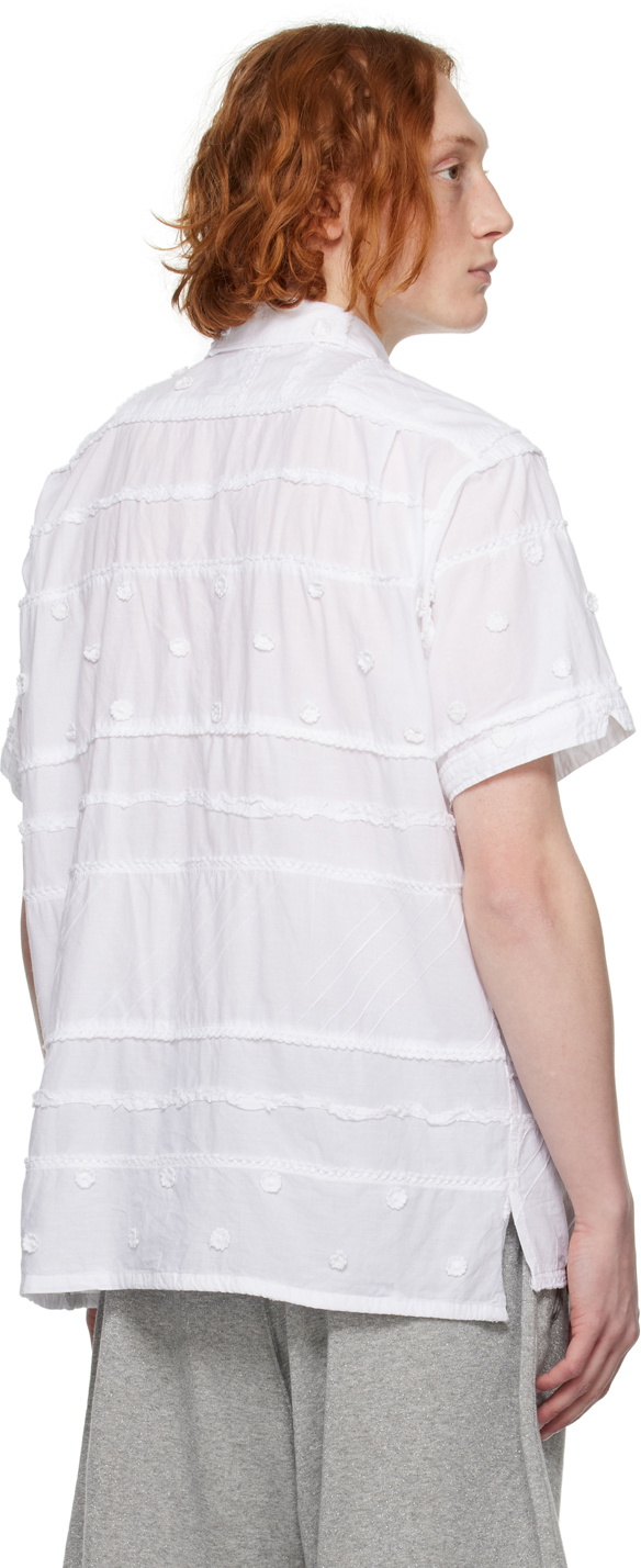 White Patchwork Shirt